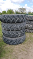 Set of 4 x 14.9/34 Bateman row crop wheels
