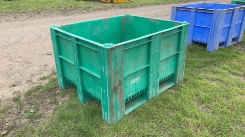 Large plastic water trough