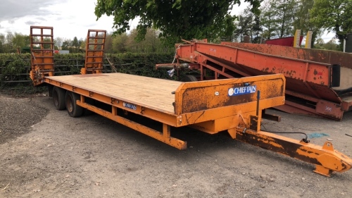 Chieftain low loader trailer 2002