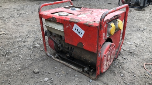 Honda generator set, petrol, working order
