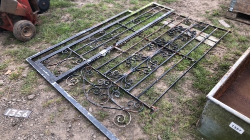 Small iron gate for garden etc