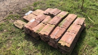Large quantity of garden edging vintage Scottish Electric bricks
