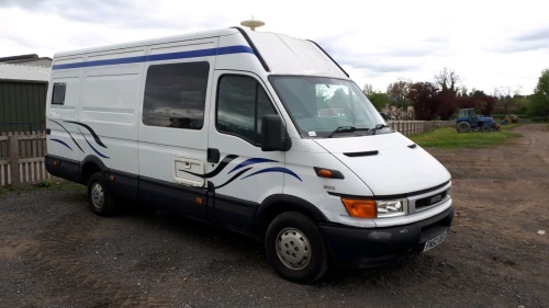 2002 Iveco Daily Unijet 35511 LWB 2.8 diesel, 243,000 miles, HPI clear, MOT 23/3/23, 5 former keepers, FN52OEO