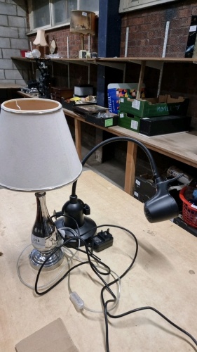 2 table lamps inc serious readers reading lamp