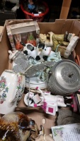 2 boxes of assorted ornaments