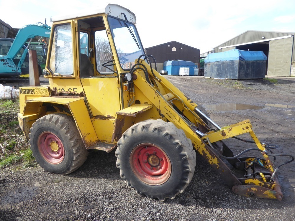 Kramer Allrad 312 SE loader, 2 wheel steer, 11161 hours on clock, C884 ...