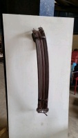 32" brown leather dressage girth