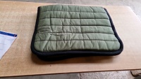 New green poly pad type saddle cloth