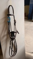 X Full new bridle rubber reins