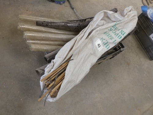 Quantity of tree guards and canes