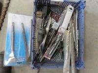 Various drill bits etc