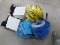 Various site safety tape