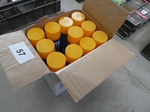 Various road marking paint, yellow