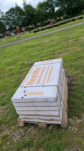 6 x packs of 1200x0.6 thermal underfloor tile backer board