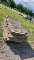 Pallet of heavy duty ground protection mats