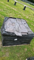 Pallet of roofing slate