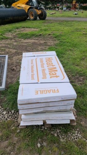 6 x packs of 1200x0.6 thermal underfloor tile backer board