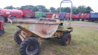 Thwaites 2T dumper, good condition skip, runner but requires starter motor etc