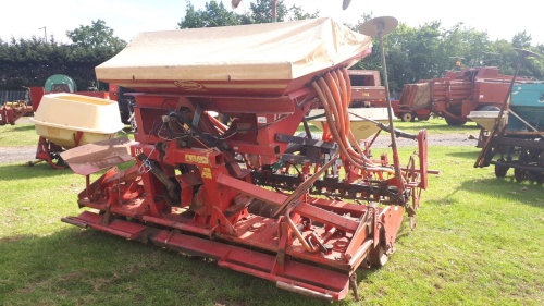 Lely 3m power harrow with Vicon LZ304 combination