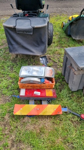 Lorry spares, tow bars, mirrors etc