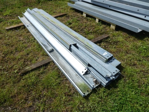 Approx 12 galvanised channels