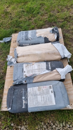 4 x bags of self levelling compound