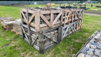 6 x crates of York stone setts