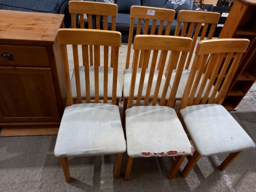 6 x dining chairs