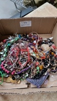 Box of loose costume jewellery