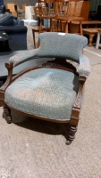 Victorian tub chair, needs re-upholstering