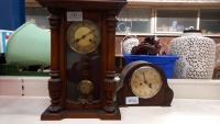 Mantel clock and vintage pendulum clock