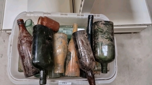 Large collection of vintage bottles c.1910-1930