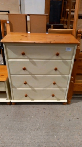 4 drawer pine chest