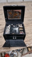 Black box of jewellery