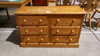 Pine drawer unit