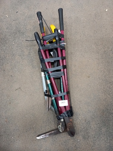 Bundle of garden tools