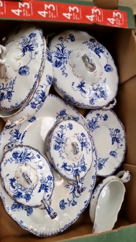 Old blue and white china