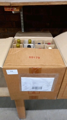 Box of 16 x mixed wines