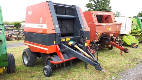 Vicon 157 MK11 round baler, rotospeed net wrap, now bale count