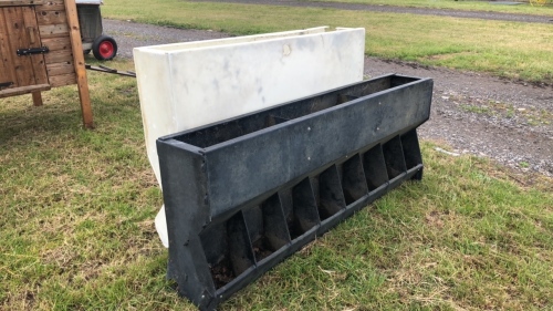 2 x pig feeders