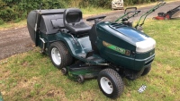 Hayter Heritage ST38 ride on tractor with sweeper and collector