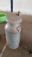 Aluminium milk churn