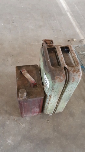 Jerry can and petrol can