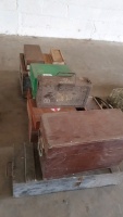 Various wooden boxes