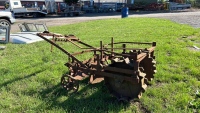 Vintage horse drawn sugar beet topper/lifter
