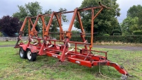 Ritchie twin axle bale trailer/transporter carries 16 round or 8 square/Heston bales, good condition, only selling due to change in farming