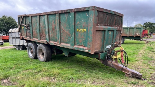 Bailey 14T trailer, 10-stud axles, air brakes, sprung drawbar, 1998