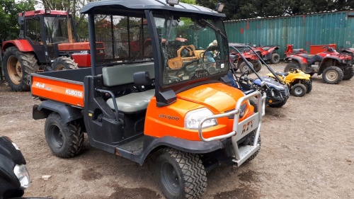 Kubota RTV 900 utility vehicle, 1500 hours, 2013