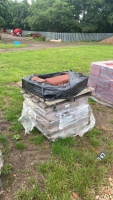 Pallet of roof tiles