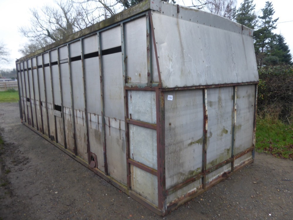 26ft twin deck livestock container | York Machinery Sale (Tractors ...